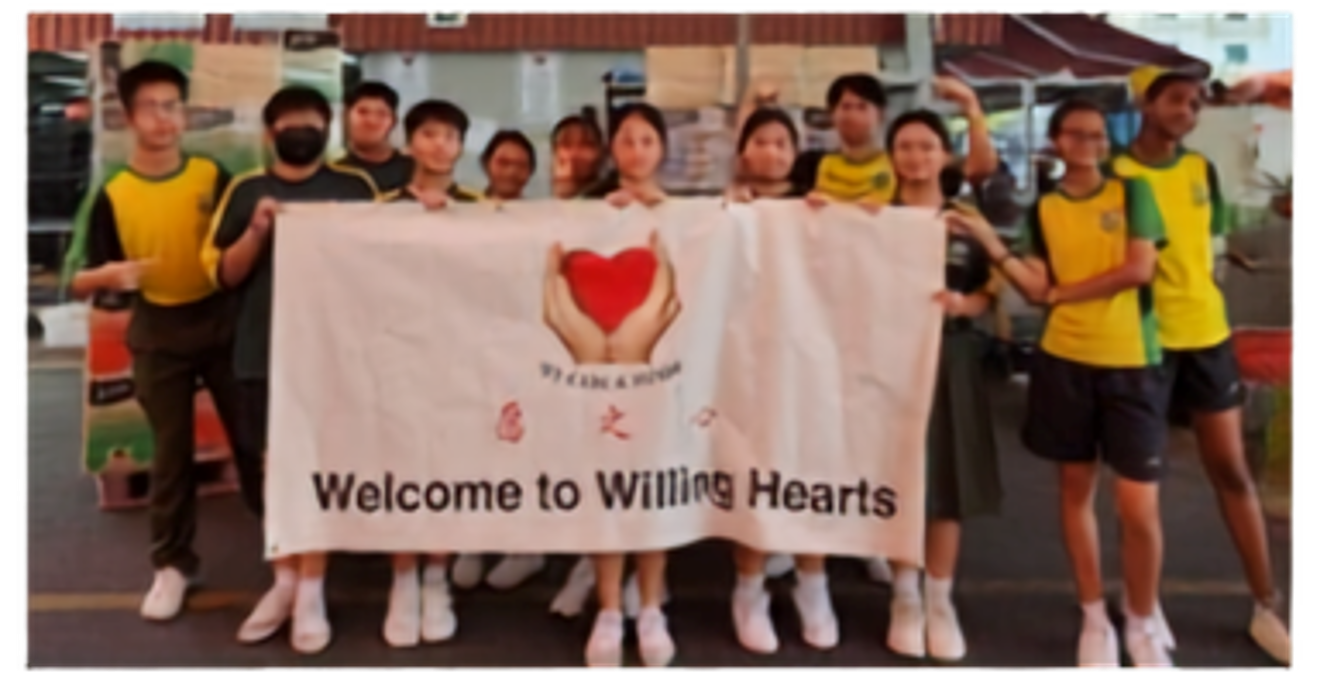Our students collaborated with Willing Hearts to actively participate in food preparation by cutting vegetables, opening cans, packing meals, and washing utensils, contributing to the meaningful work of supporting those in need.